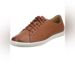 Cole Haan Tan Leather Lace-Up Sneaker